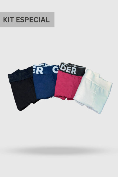 Kit 4 Cuecas pra Packer Multicolor